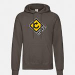 felpa con cappuccio hooded chocolate graphid promotion