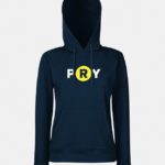 felpa con cappuccio hooded donna blu notte graphid promotion