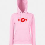 felpa con cappuccio hooded donna rosa graphid promotion