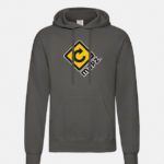 felpa con cappuccio hooded light graphite graphid promotion