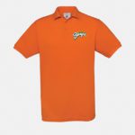 polo safran pumkin orange graphid promotion