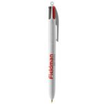 Penna bic 4colours total white
