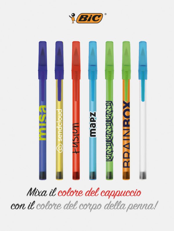 penna bic round stic frosted. alljpg