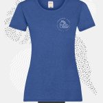 t-shirt donna fruit 61372 blu rosale heather