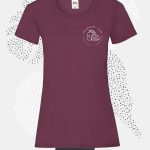 t-shirt donna fruit 61372 burgundy