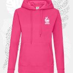 felpa cappuccio fruit donna 62038 fucsia