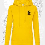 felpa cappuccio fruit donna 62038 giallo girasole