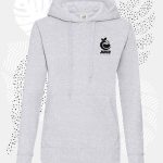 felpa cappuccio fruit donna 62038 grigio melange