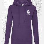 felpa cappuccio fruit donna 62038 porpora