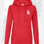 felpa cappuccio fruit donna 62038 rossa