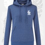 felpa cappuccio fruit donna 62038 blu royal heather vintage