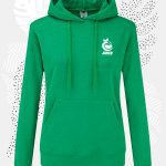 felpa cappuccio fruit donna 62038 verde heather vintage