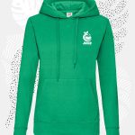 felpa cappuccio fruit donna 62038 verde prato